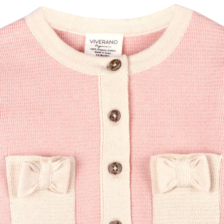 Viverano Baby Girl Lily Bow Cardigan