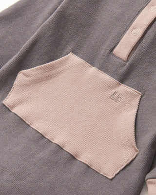 Little Bipsy Baby Colorblock Ribbed Romper