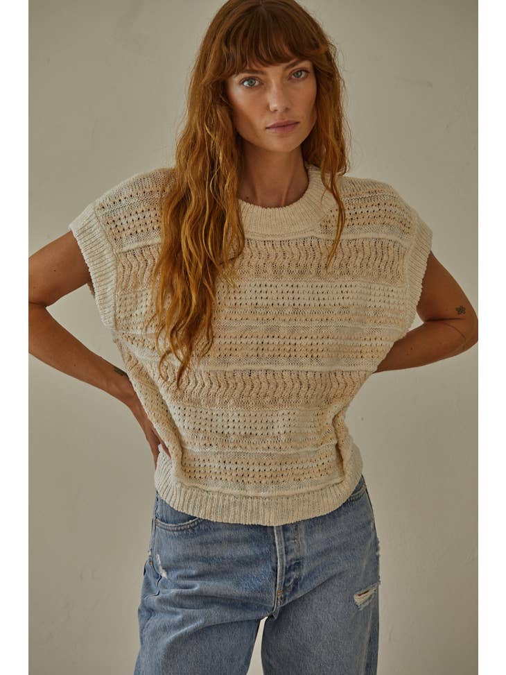 By Together Audette Crochet Top