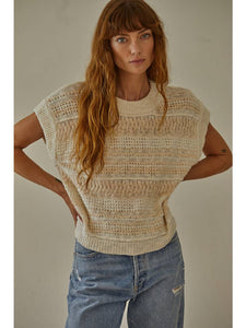 By Together Audette Crochet Top