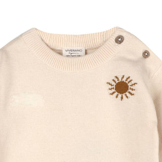 Viverano Baby Tractor Embroidered Pullover