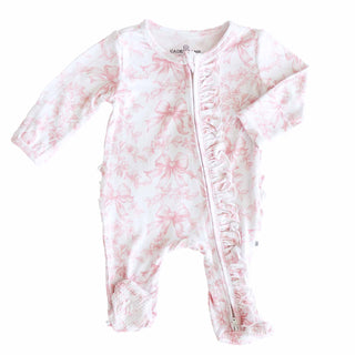 Caden Lane Baby Fancy Frills Ruffle Footie
