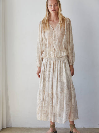 Edwina Sycamore Floral Midi Skirt