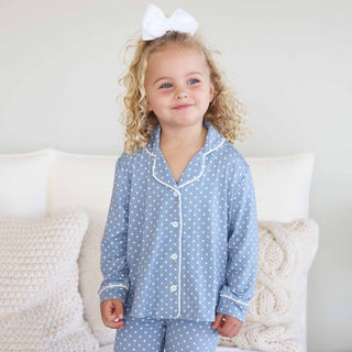 Caden Lane Girls Flare Spots Lounge Set