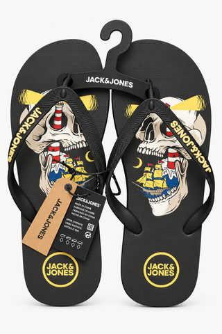 Jack & Jones Skull Flip Flop