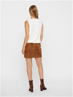 Vero moda faux clearance suede skirt