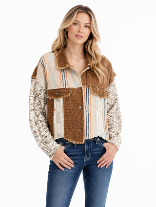 Miss Me Sarah Collared Jacket