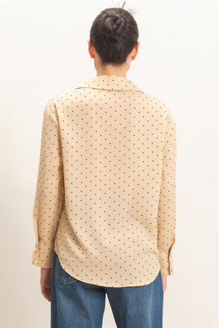 Diane Polka Dot Button Up