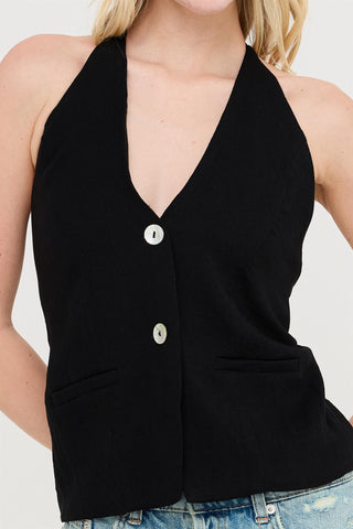Kinslie Button Halter