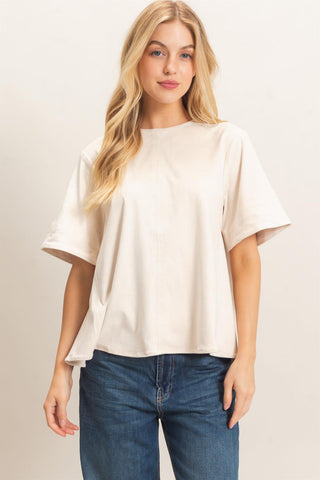 Yalani Suede Top