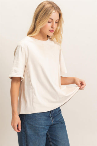 Yalani Suede Top