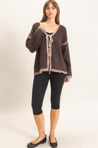 Andrea Tie Front Cardigan