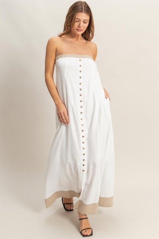 Victoria Strapless Maxi Dress