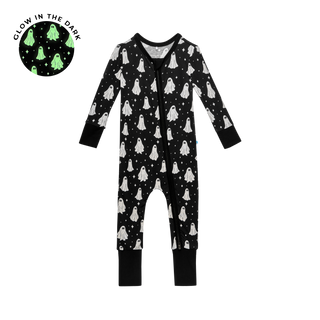 Posh Peanut Baby Ghostly Convertible Onesie