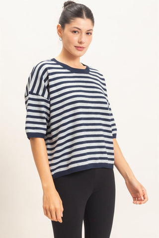 Candice Crew Striped Sweater