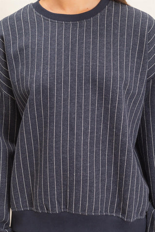 Jennifer Navy Sweater