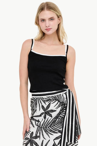 Nancy Contrast Strap Tank Top