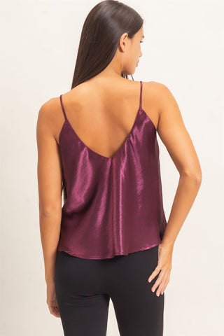 Talia Satin Cami Top
