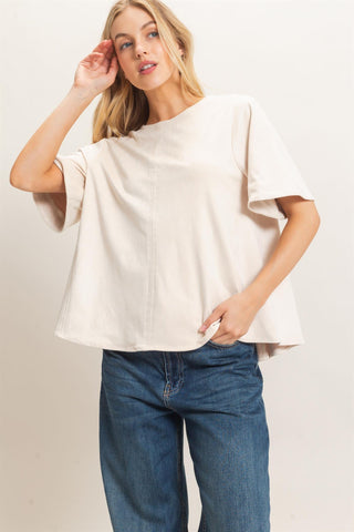 Yalani Suede Top