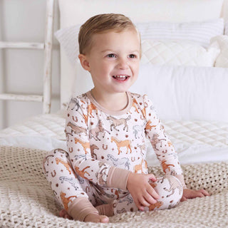 Caden Lane Kids Ponies Two Piece Set