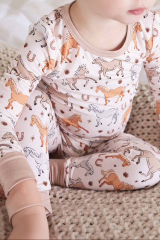 Caden Lane Kids Ponies Two Piece Set