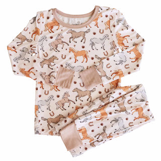 Caden Lane Kids Ponies Two Piece Set
