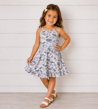 Girls Athletic Camo Dress