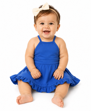 Baby Girl Athletic Dress with Ruffles