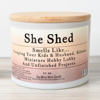 BeYoutiful Sassy Wood Wick Candles