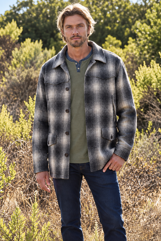 True Grit Henry Western Wool Peat Coat