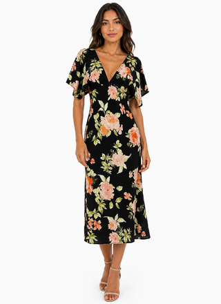 Amelee Woven Midi Dress