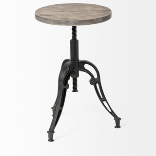 Mercana Emslie I Wood & Metal Stool