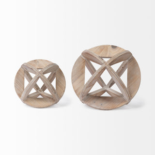 Mercana Bellatrix Decorative Wooden Sphere