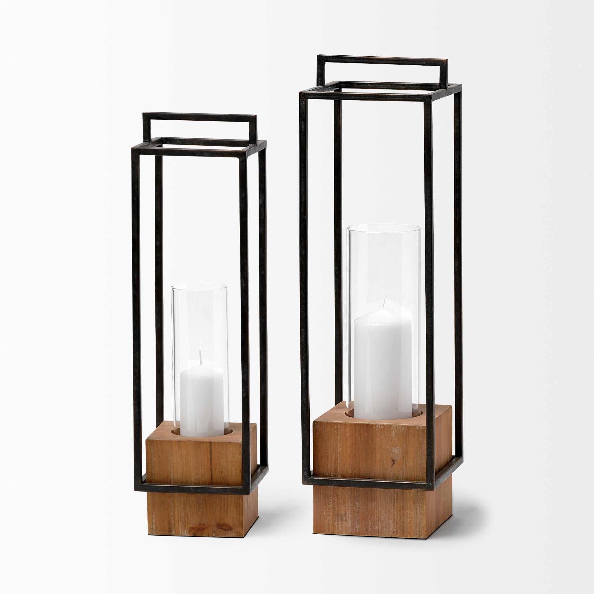 Mercana Orionis Rectangular Caged Candle Holder