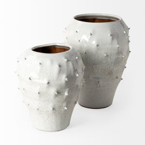 Mercana Julian Glossy Spoked Vase