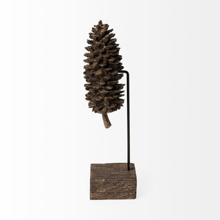 Mercana Pinterra Brown Resin Pinecone Replica Collection