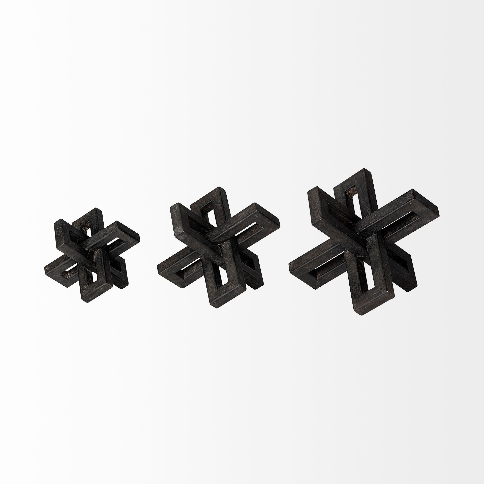 Mercana Aleph Decorative Set of 3