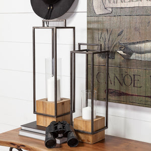 Mercana Orionis Rectangular Caged Candle Holder