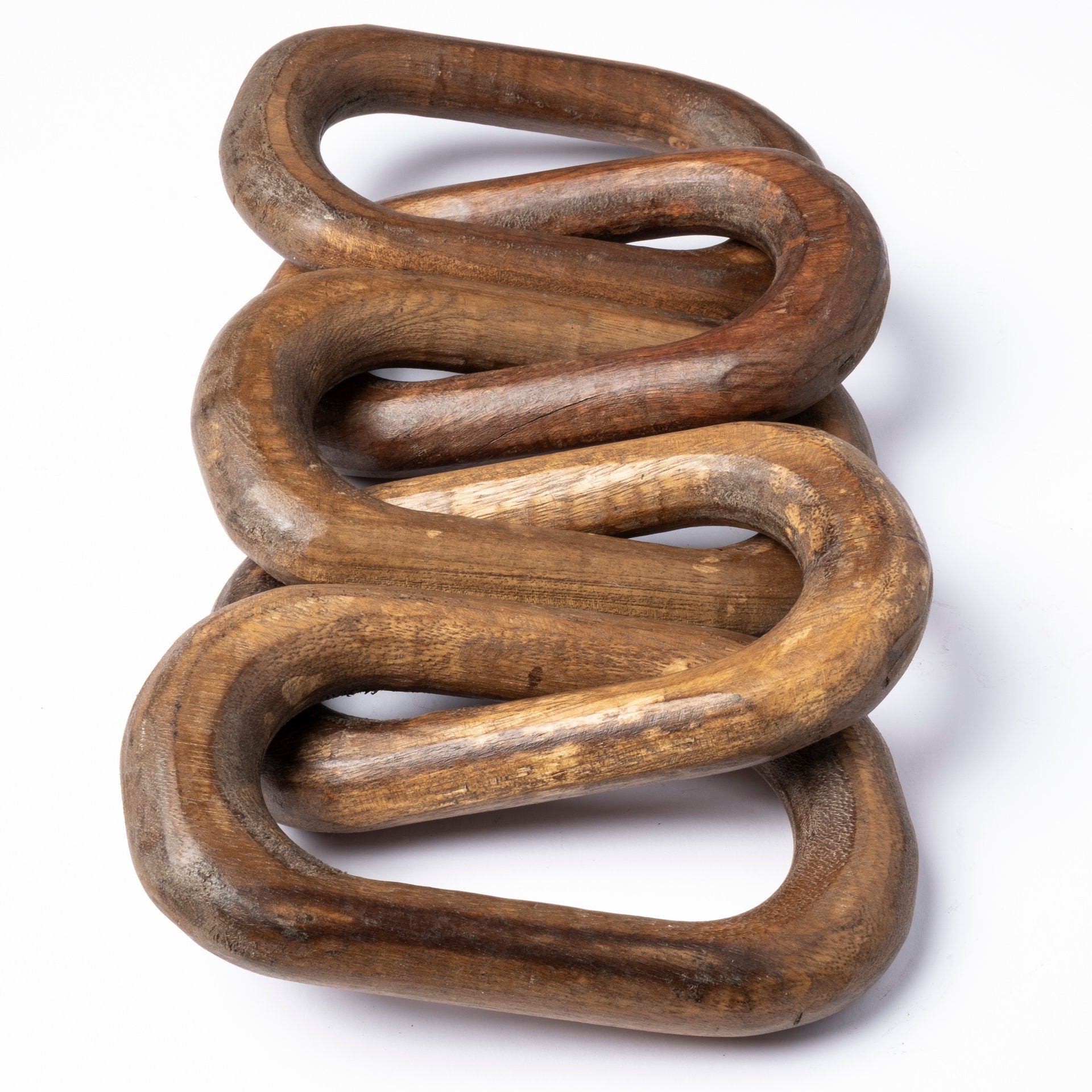 Mercana Alix Hand-Made Wooden 5 link Chain
