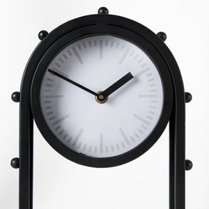Mercana Marian Black Studded Table Clock