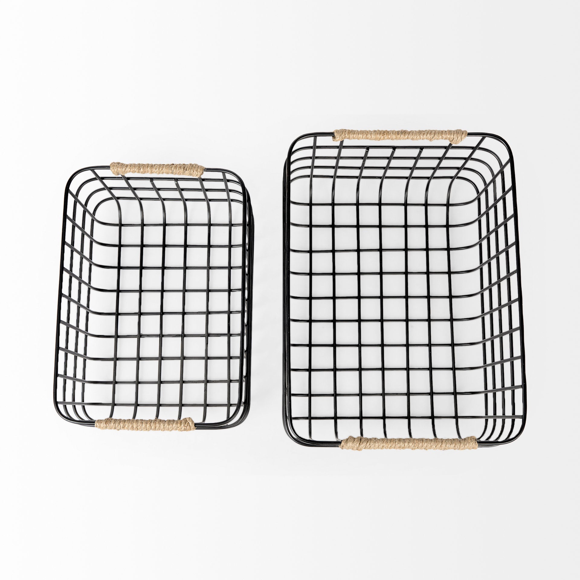 Mercana Marius Metal Baskets Set of 2