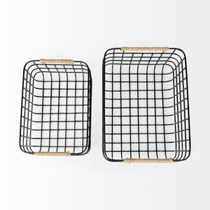 Mercana Marius Metal Baskets Set of 2