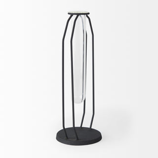 Mercana Aria Metal And Glass Vial Vase