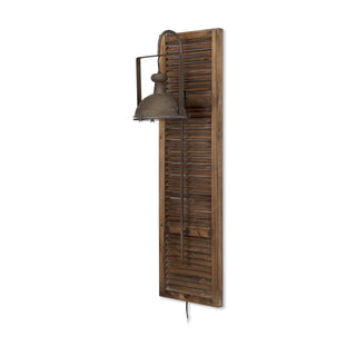 Mercana Tipso Slated Copper Metal Light Sconce