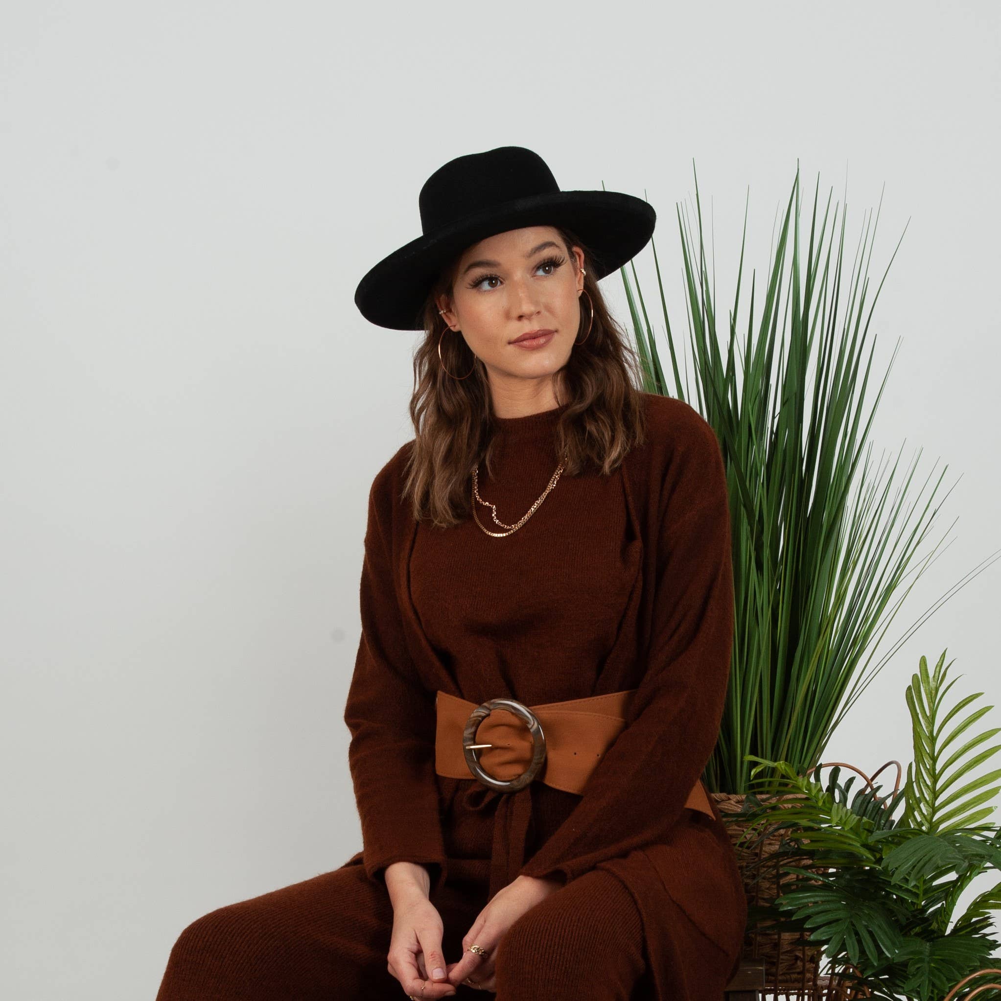 Sadie Crown Shape Hat