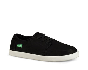 Sanuk Lil Vagabond Lace Sneaker Black - Toddler