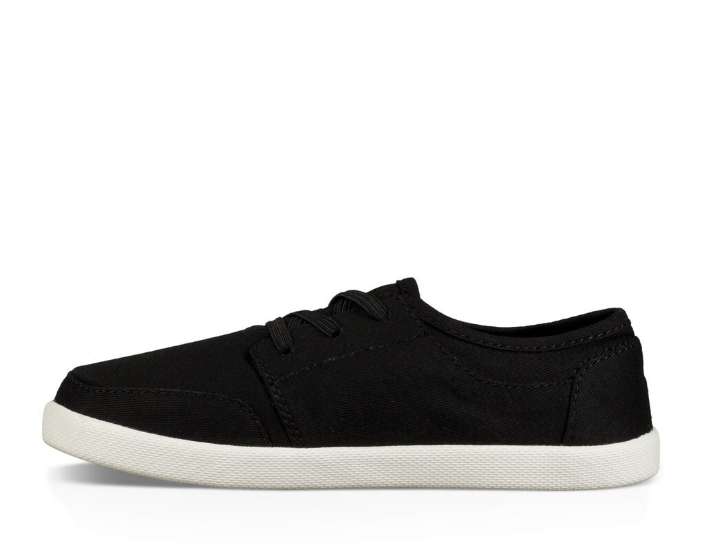 Sanuk Lil Vagabond Lace Sneaker Black - Toddler