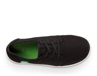 Sanuk Lil Vagabond Lace Sneaker Black - Toddler