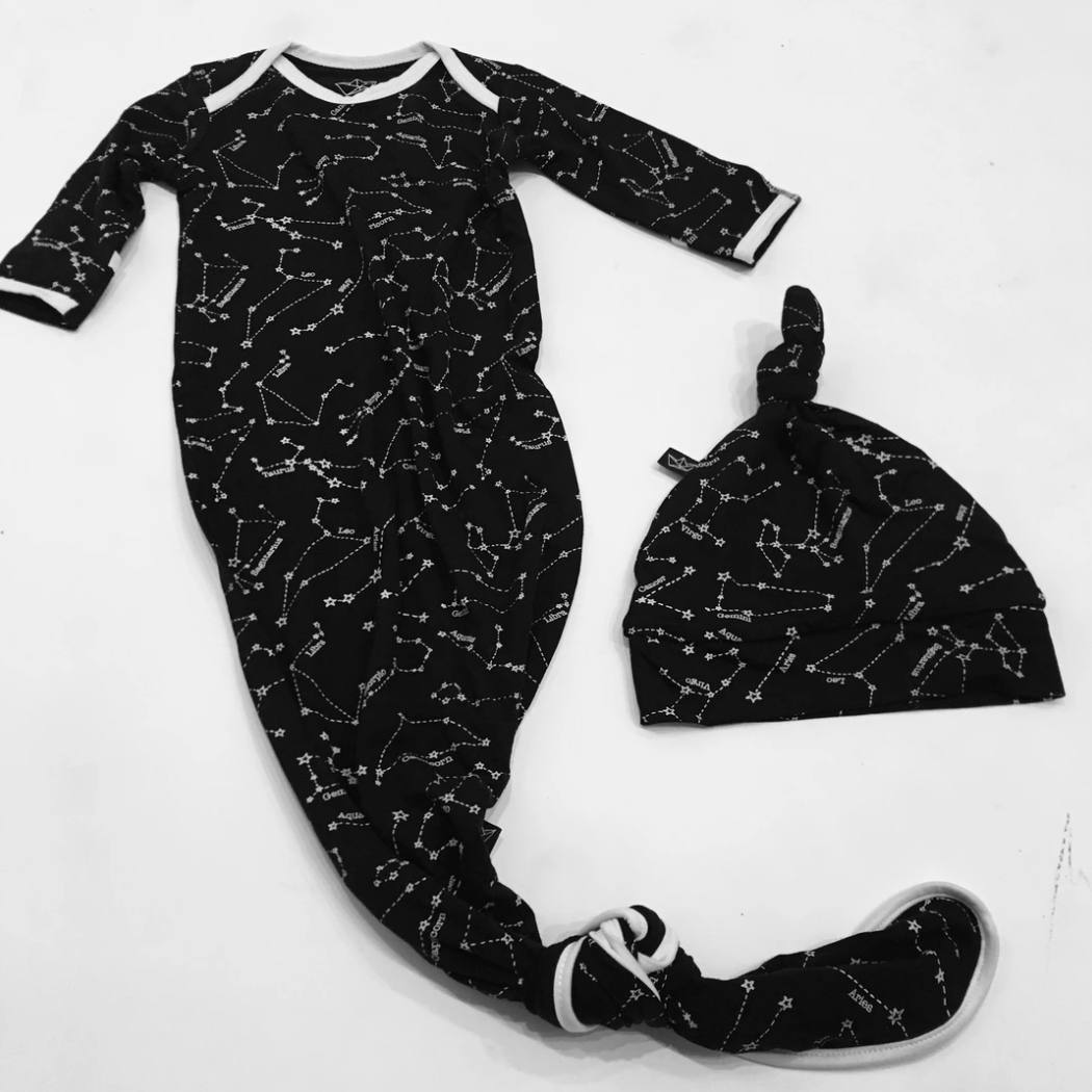 Peregrine Newborn Gown Set - Constellations