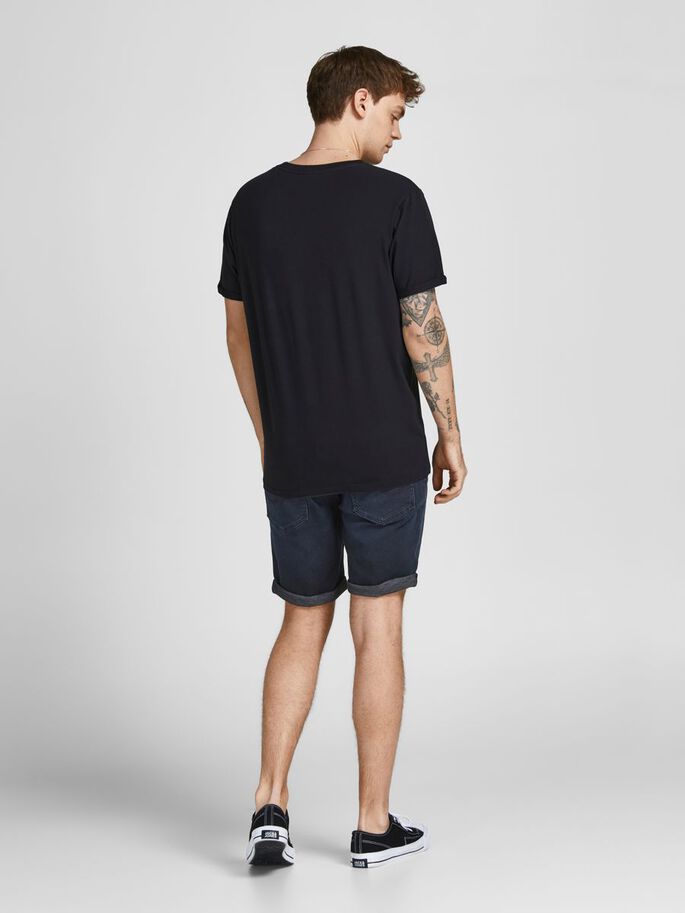 Jack & Jones Indigo Knit Denim Shorts